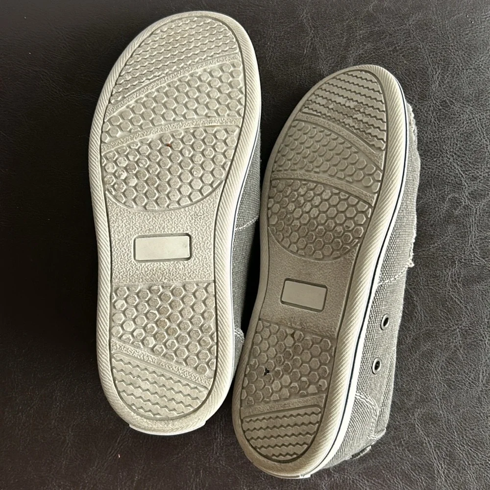 Anchors Edge Bay Boys Gray Slip-On Shoes, Jimmy, Texile size 12M 🌞